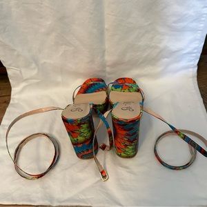 Tie Dye high heels: size 7